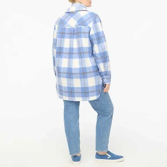 J CREW Longline Shirt Jacket - Picture 2 of 16